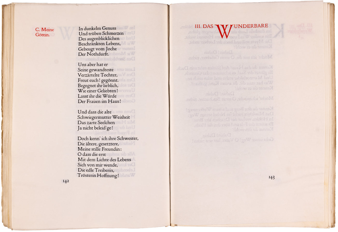 The Doves Press Auserlesene Lieder, one of only ten on vellum
