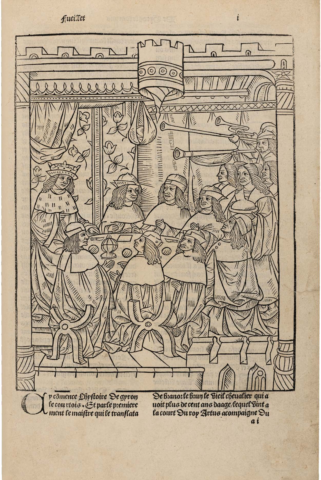 Gyron le Courtoys and the Knights of the Round Table