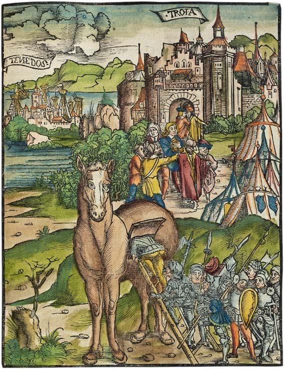 Vergil’s Works with More Than 200 Contemporary Coloured Strasbourg Woodcuts
