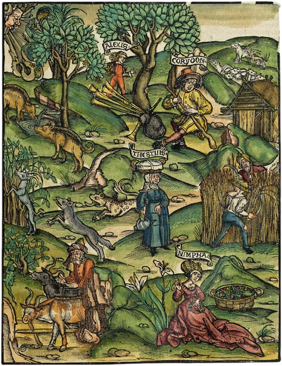 Vergil’s Works with More Than 200 Contemporary Coloured Strasbourg Woodcuts