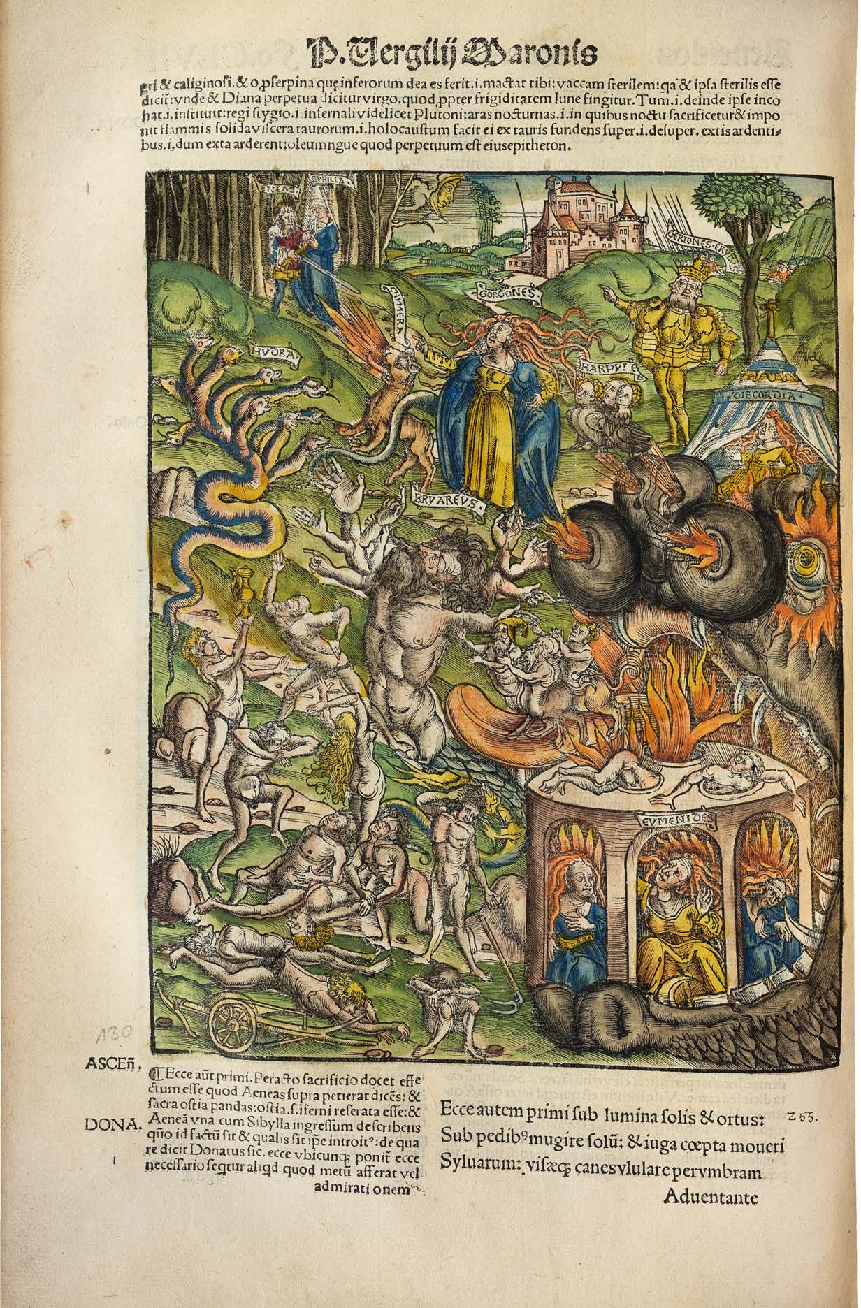 Vergil’s Works with More Than 200 Contemporary Coloured Strasbourg Woodcuts