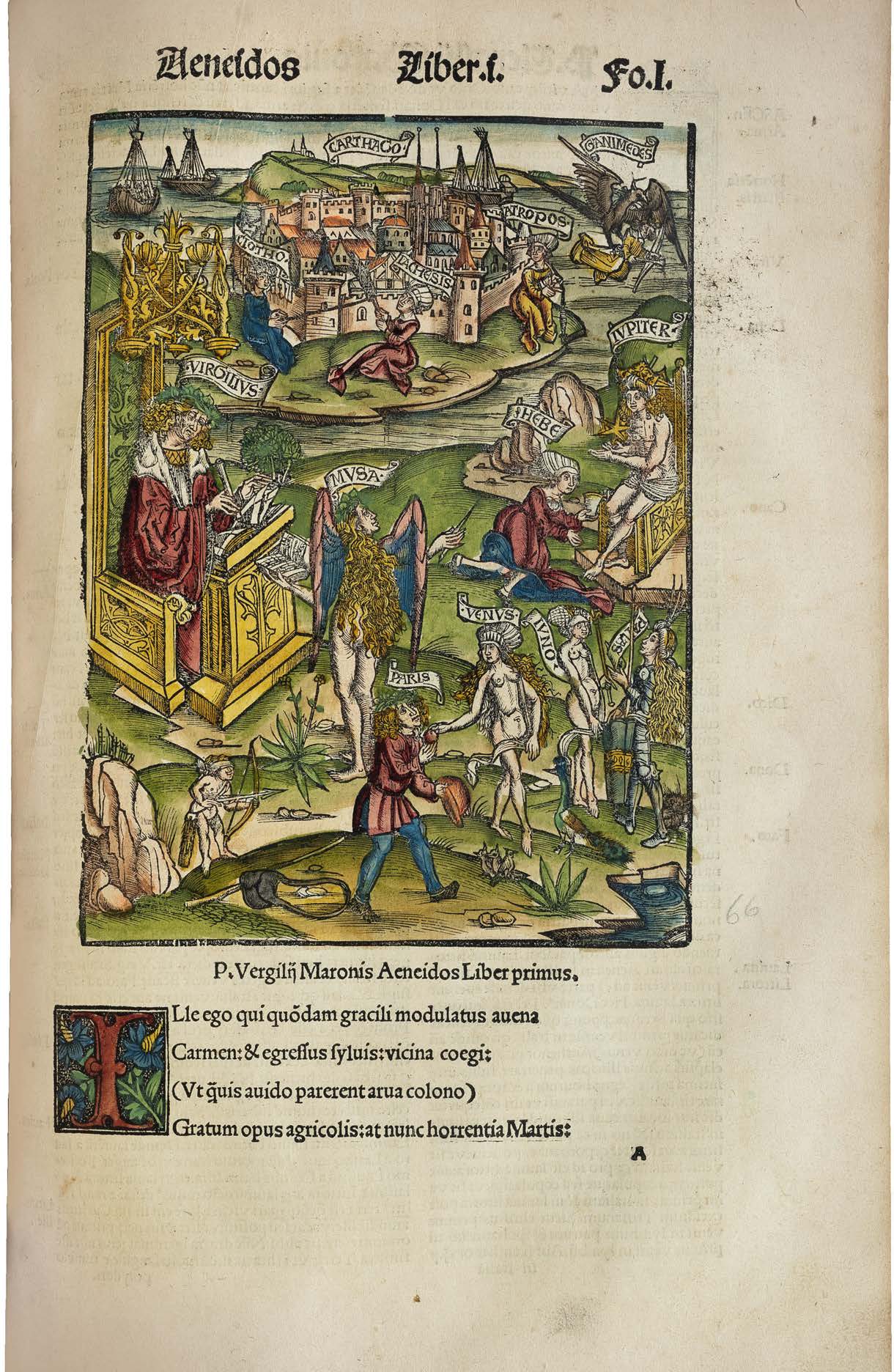 Vergil’s Works with More Than 200 Contemporary Coloured Strasbourg Woodcuts