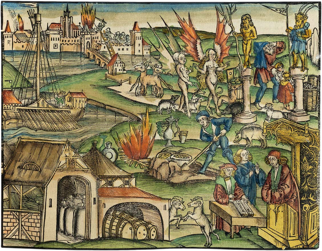 Vergil’s Works with More Than 200 Contemporary Coloured Strasbourg Woodcuts