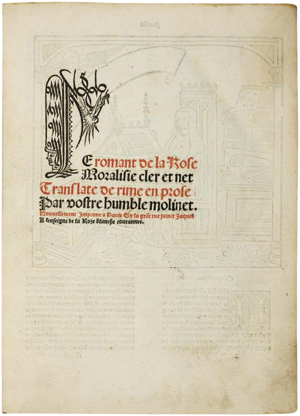A Roman de la Rose from the Library of Markus Fugger