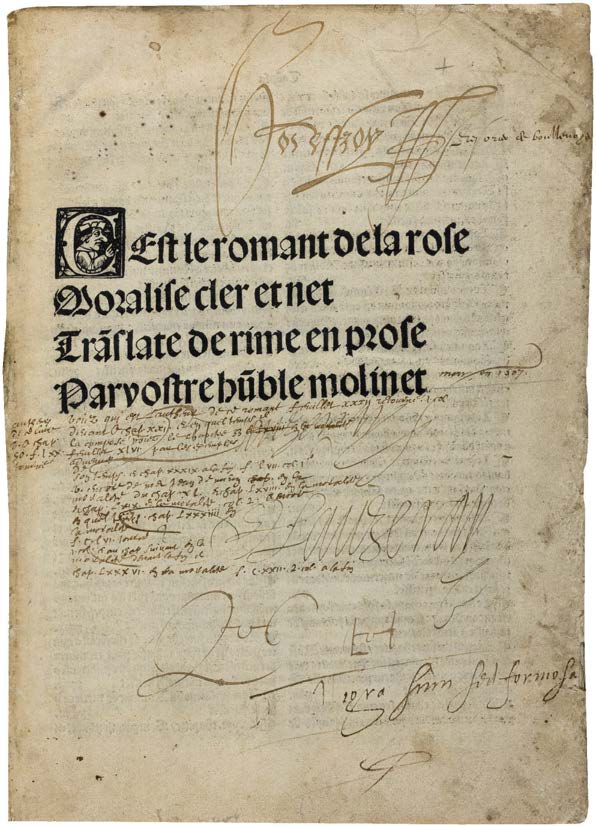 The Roman de la Rose Reimagined in Prose with 140 Woodcuts