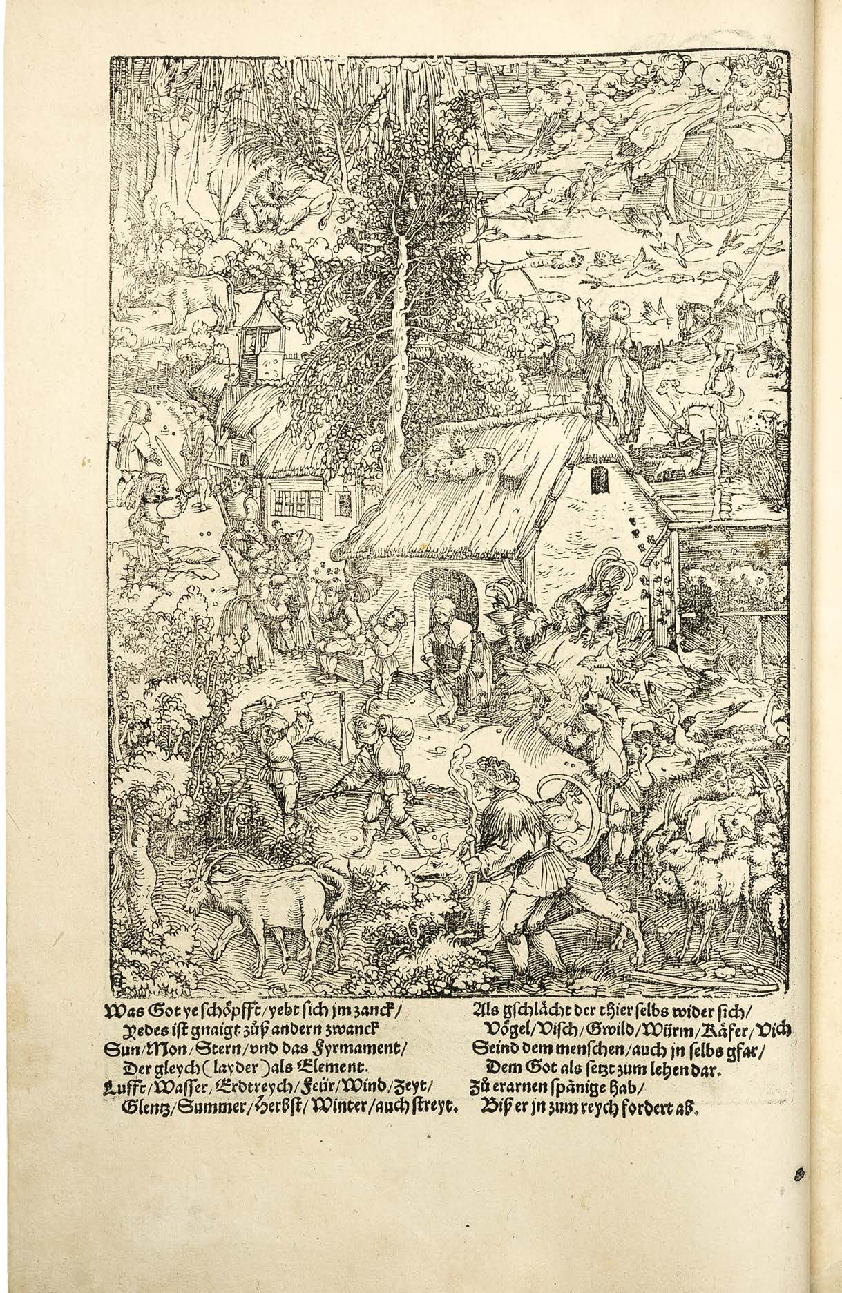 Petrarch’s Von der Artzney bayder Glück with 261 Woodcuts