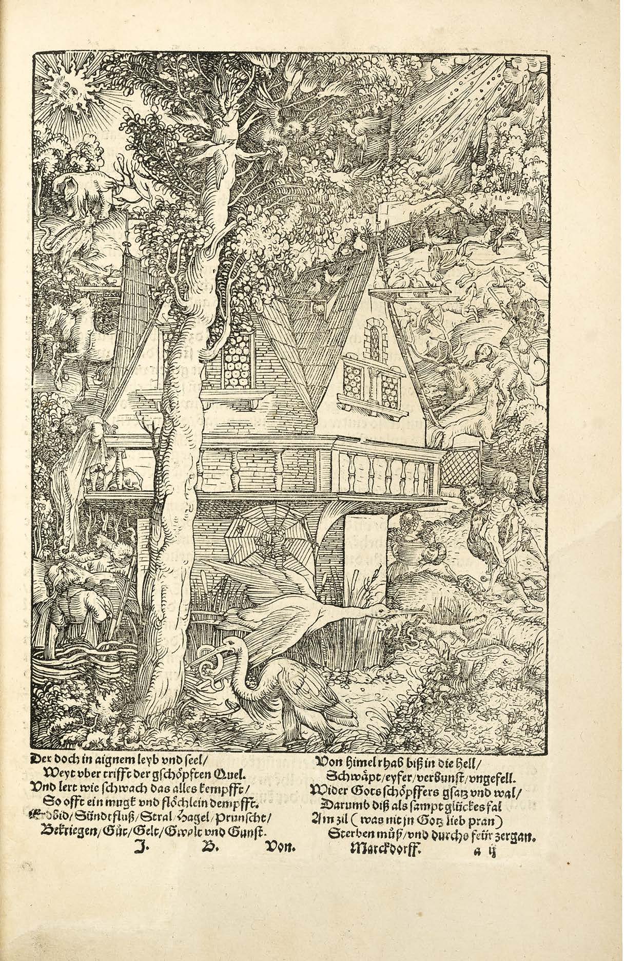 Petrarch’s Von der Artzney bayder Glück with 261 Woodcuts