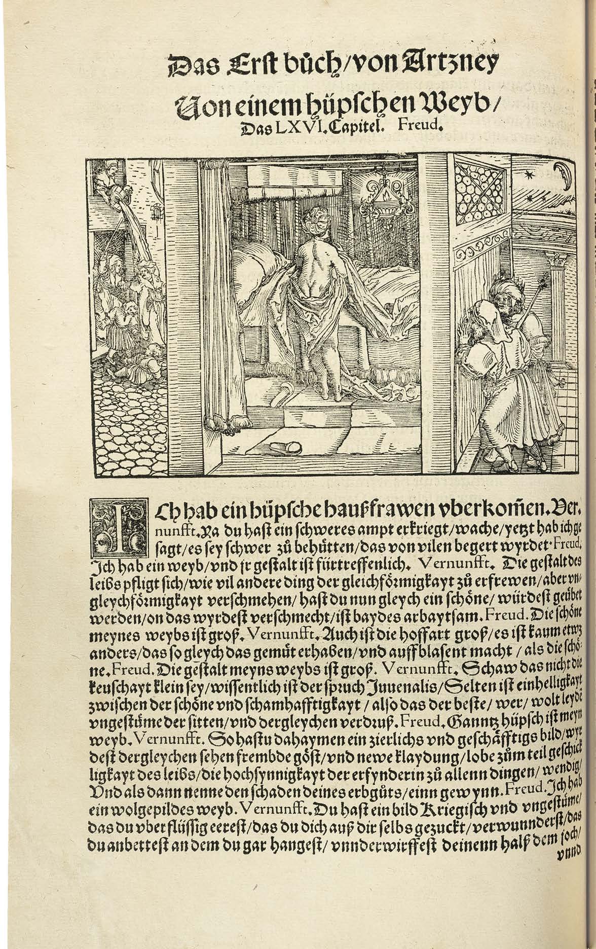 Petrarch’s Von der Artzney bayder Glück with 261 Woodcuts