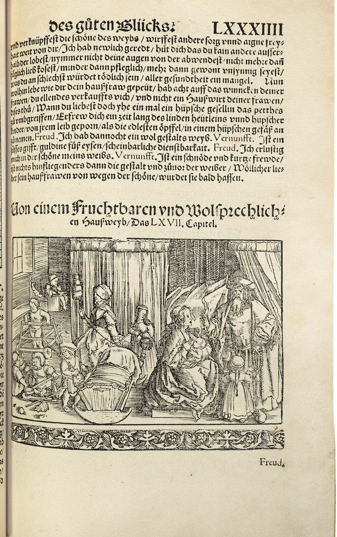 Petrarch’s Von der Artzney bayder Glück with 261 Woodcuts