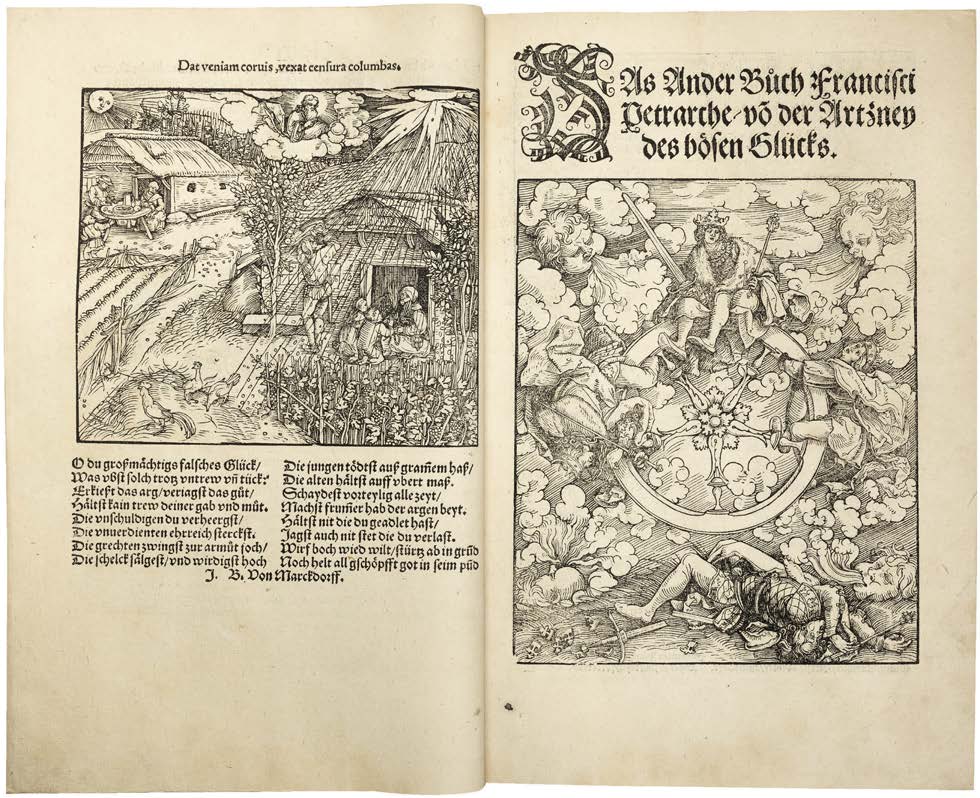 Petrarch’s Von der Artzney bayder Glück with 261 Woodcuts