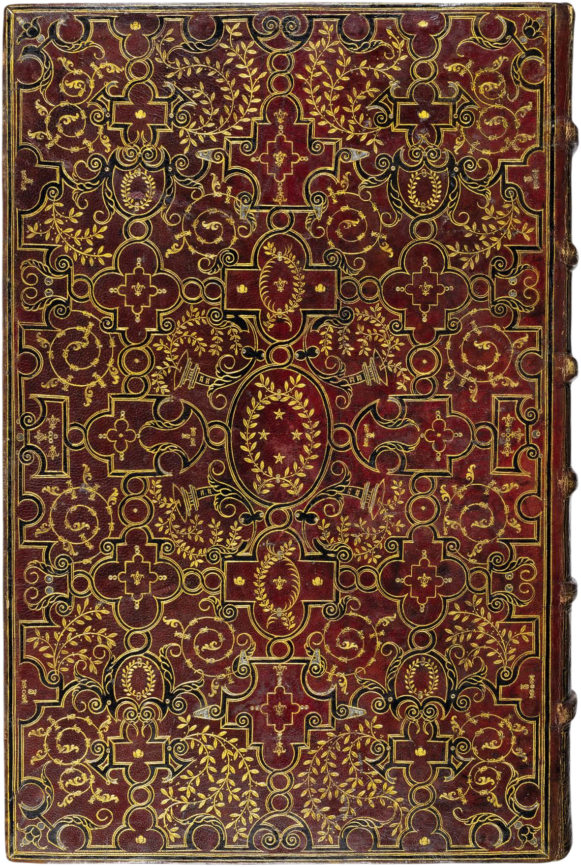 Plantin’s Great Engraved Bible in the Largest Known Fanfare Binding