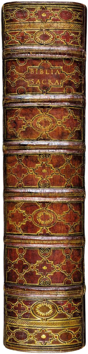 Plantin’s Great Engraved Bible in the Largest Known Fanfare Binding