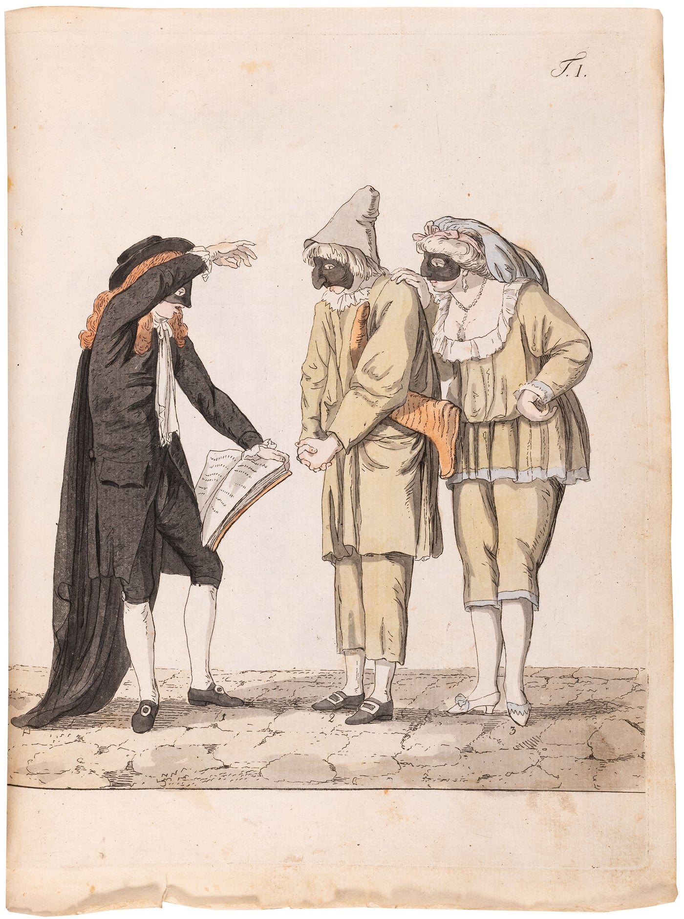 Das Römische Carneval: the famously rare first edition, entirely uncut and preserving both illustrated wrappers