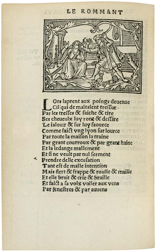 The First Roman de la Rose Printed in Roman Type