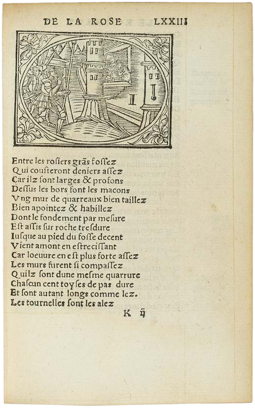 The First Roman de la Rose Printed in Roman Type