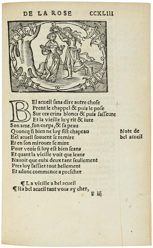 The First Roman de la Rose Printed in Roman Type