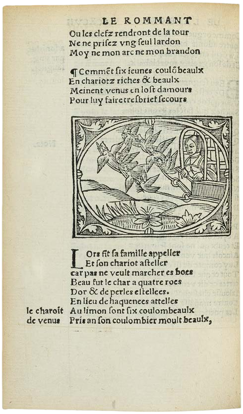 The First Roman de la Rose Printed in Roman Type