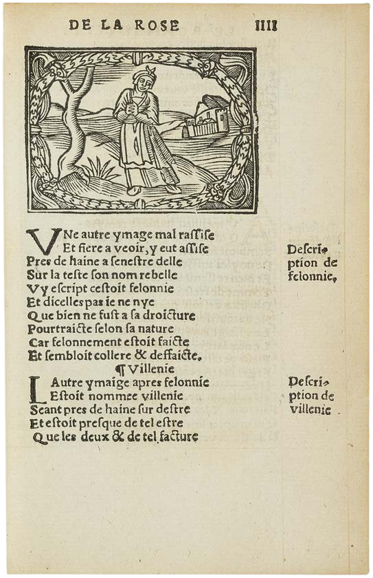 The First Roman de la Rose Printed in Roman Type