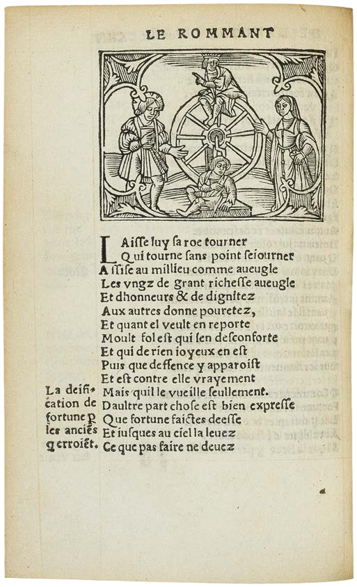 The First Roman de la Rose Printed in Roman Type