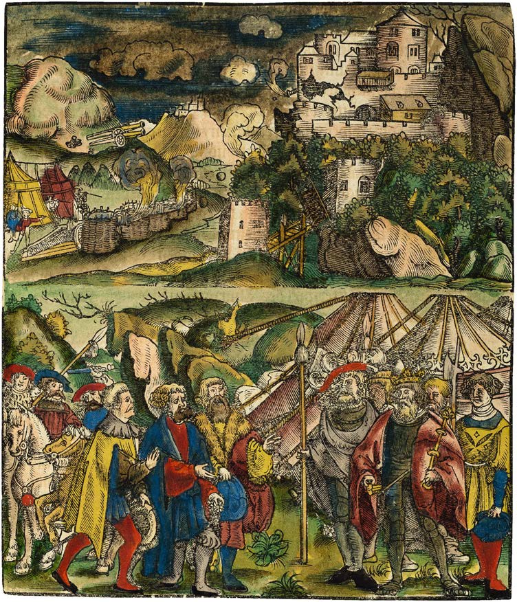 The Second Edition of Rüxner’s Tournament Book in Contemporary Colour with Noble Provenance