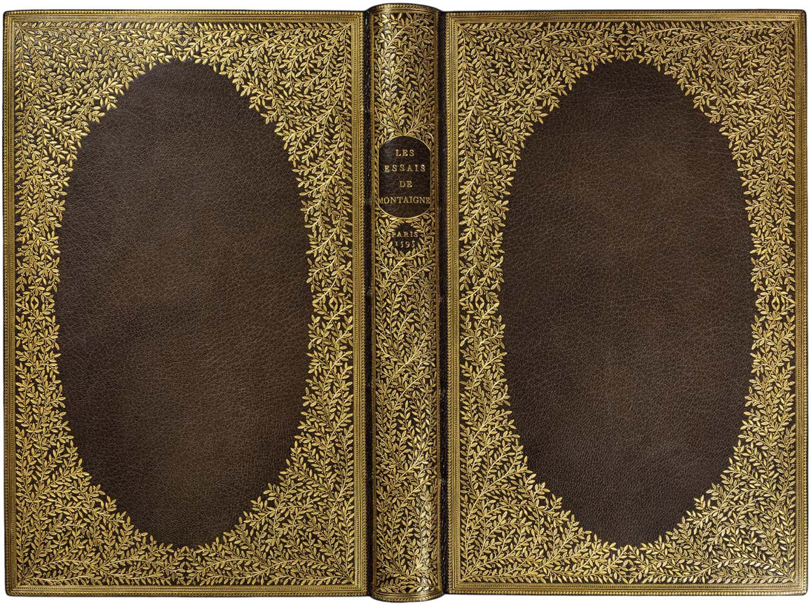 The Sacrosanct Montaigne: Montaigne’s Final Essais in a Magnificent Lortic Mosaic Binding