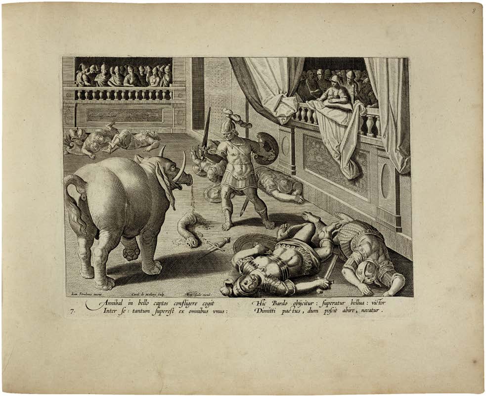 Hunting, Combat, Spectacle, and Survival on 104 Monumental Engravings of the Late Renaissance