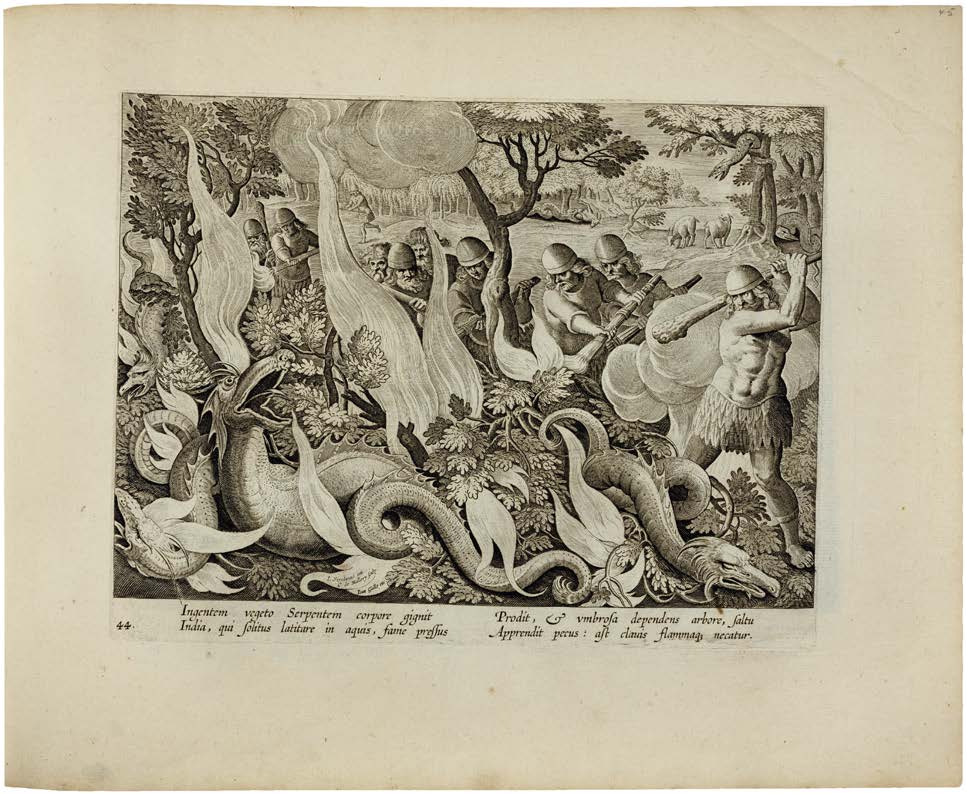 Hunting, Combat, Spectacle, and Survival on 104 Monumental Engravings of the Late Renaissance