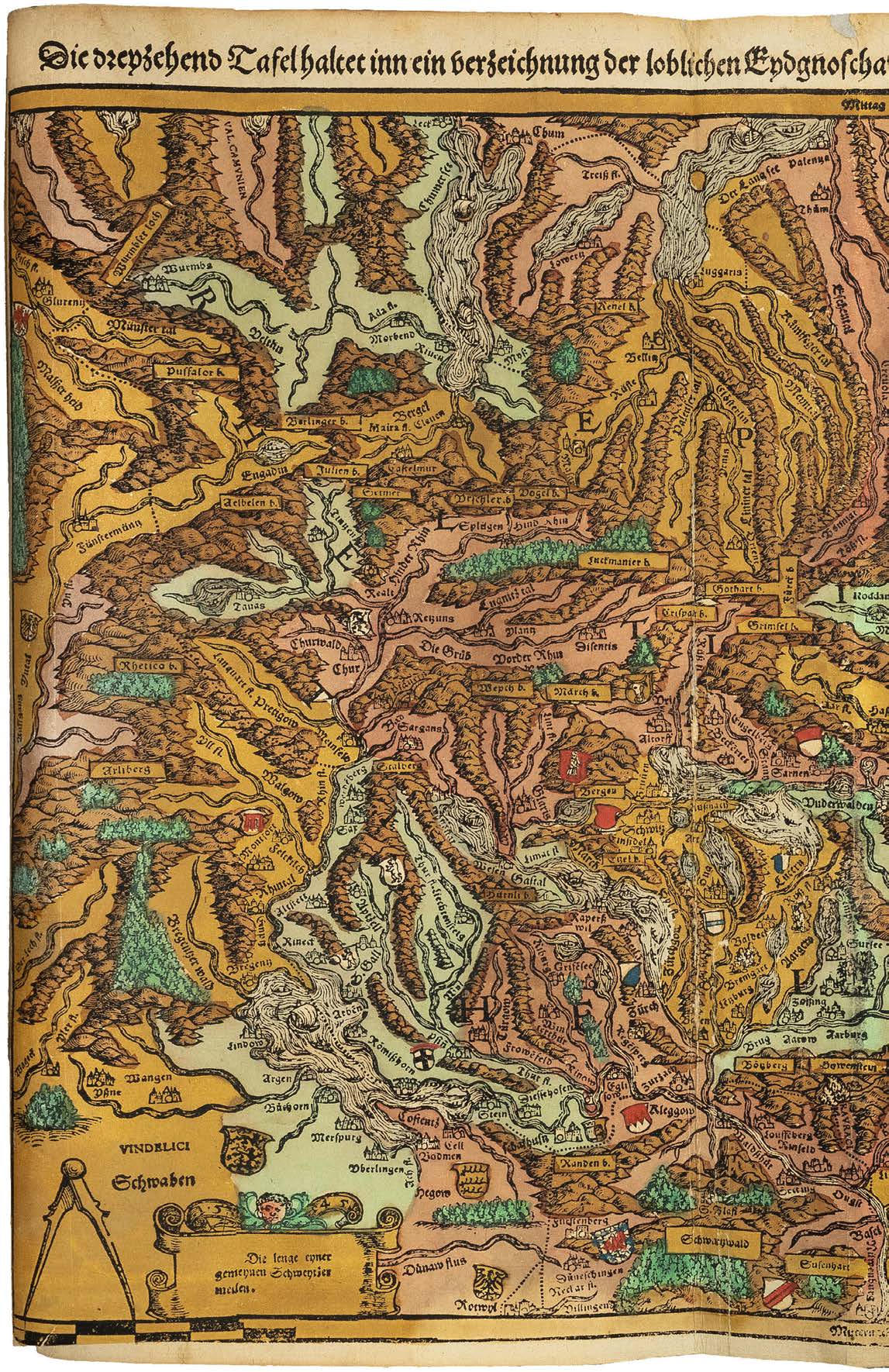 Johannes Stumpf’s Monumental Swiss Chronicle in a Fully Illuminated Contemporary Copy