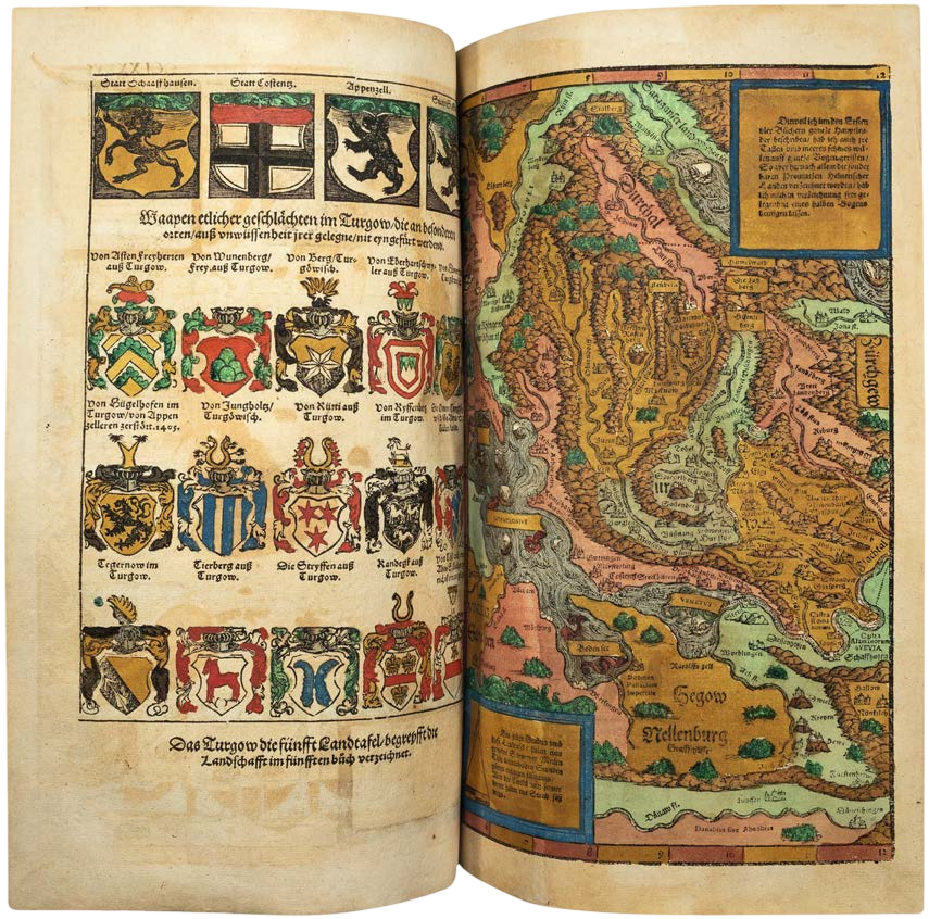 Johannes Stumpf’s Monumental Swiss Chronicle in a Fully Illuminated Contemporary Copy