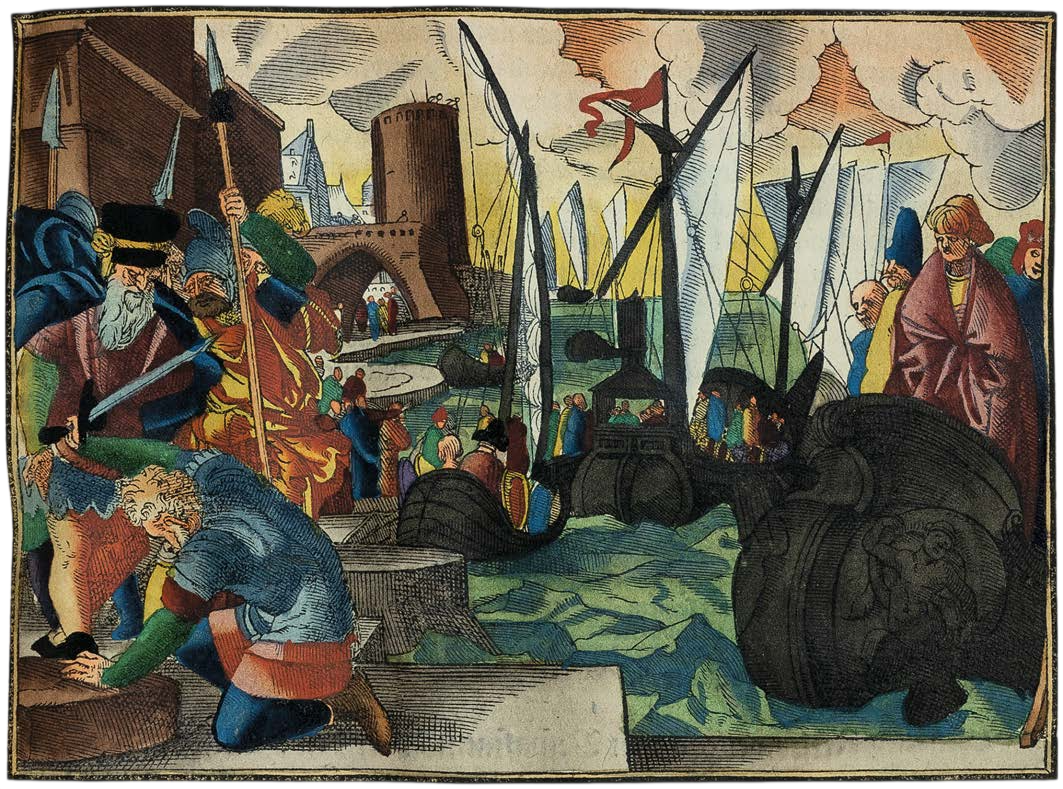 The Jewish War, Fully Illuminated, in One of the Finest German Wax-Mosaic Bindings of the Sixteenth Century