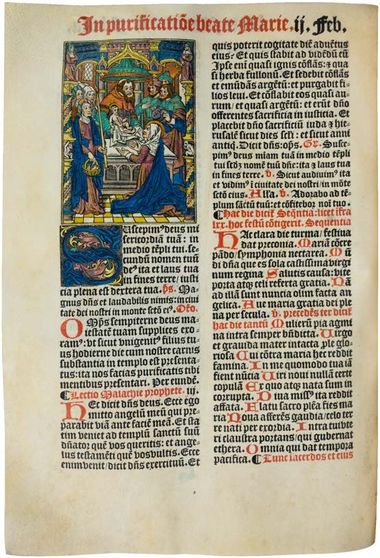 The Tollemache Salisbury Missal on Vellum