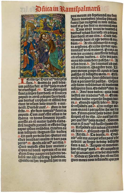 The Tollemache Salisbury Missal on Vellum