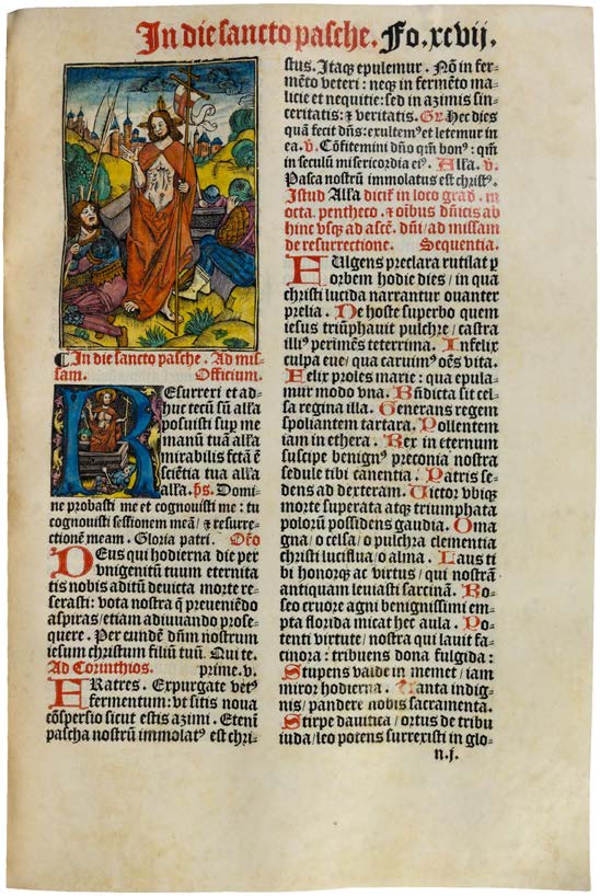 The Tollemache Salisbury Missal on Vellum