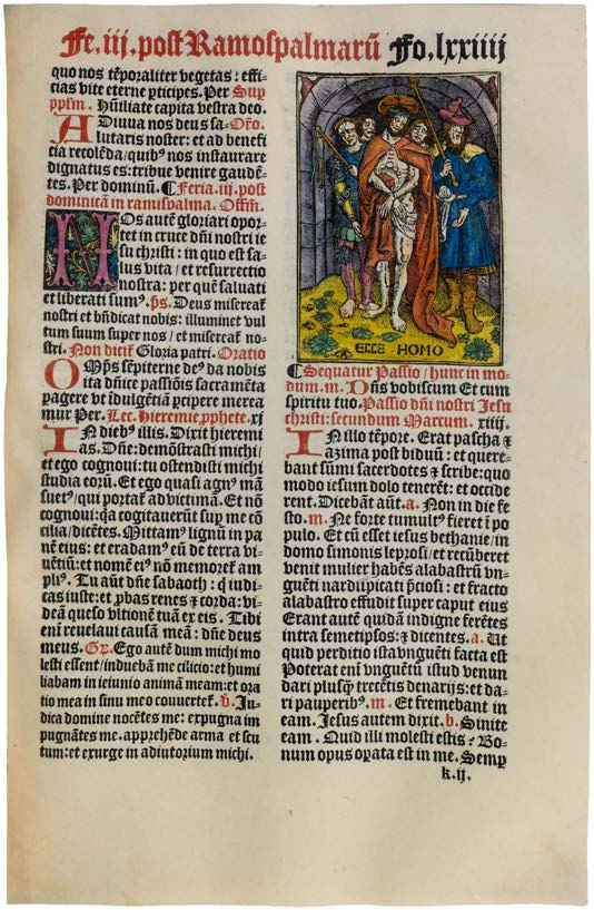 The Tollemache Salisbury Missal on Vellum
