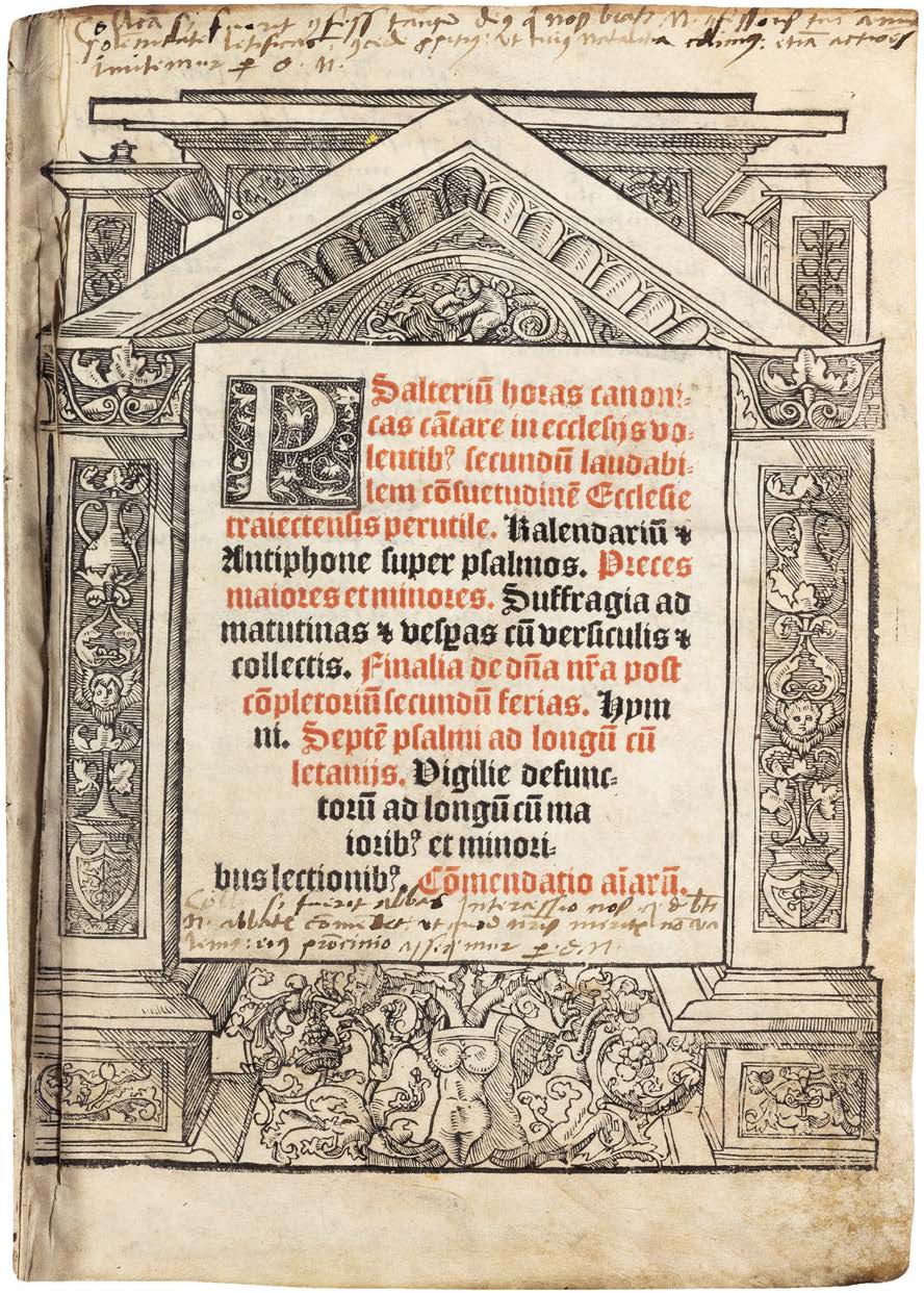 The Only Known Vellum Copy of the Utrecht Psalter of 1530