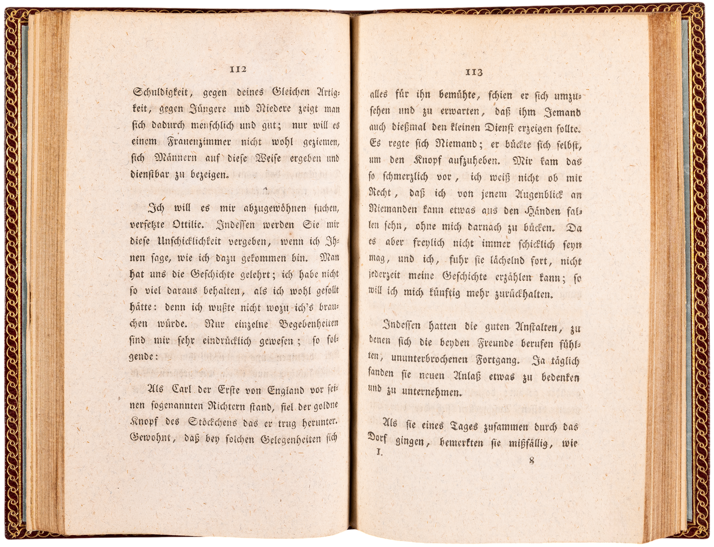 The first edition of Die Wahlverwandtschaften, in splendid signed Stroobants master bindings