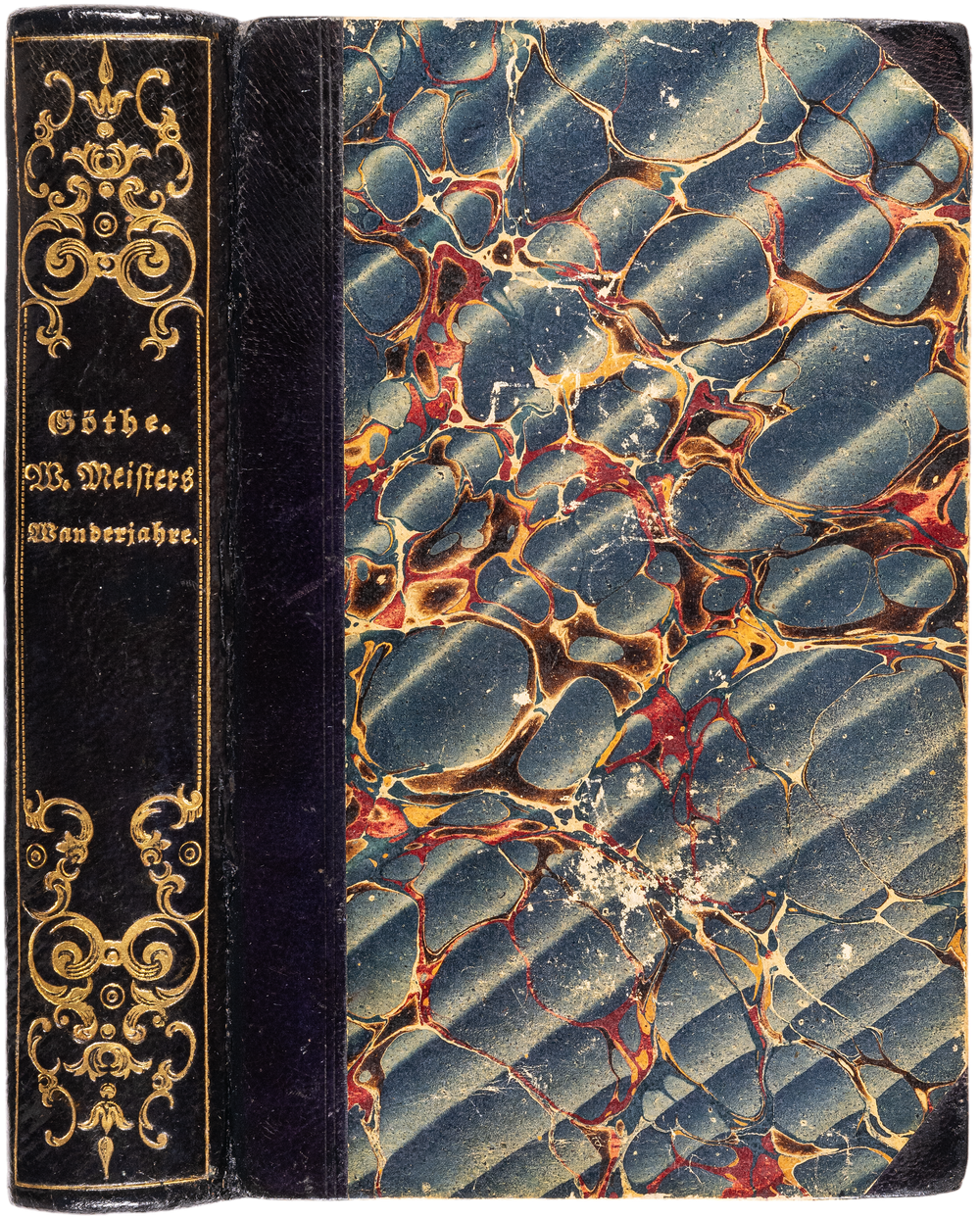 The first edition of the first version of Wilhelm Meisters Wanderjahre, from the library of Victor Lange