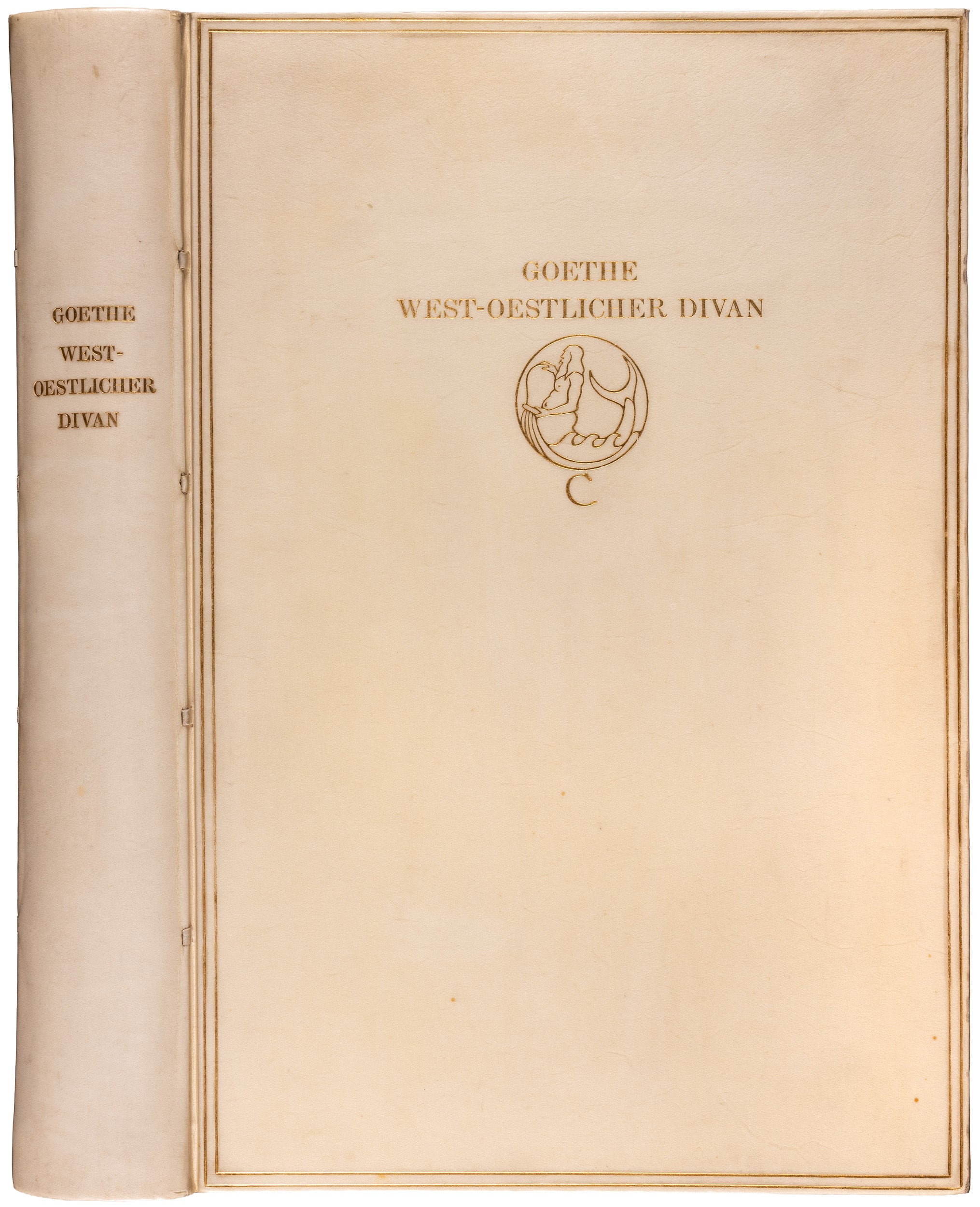 The third Druck für die Hundert of the West-östlicher Divan, in a signed Sonntag vellum