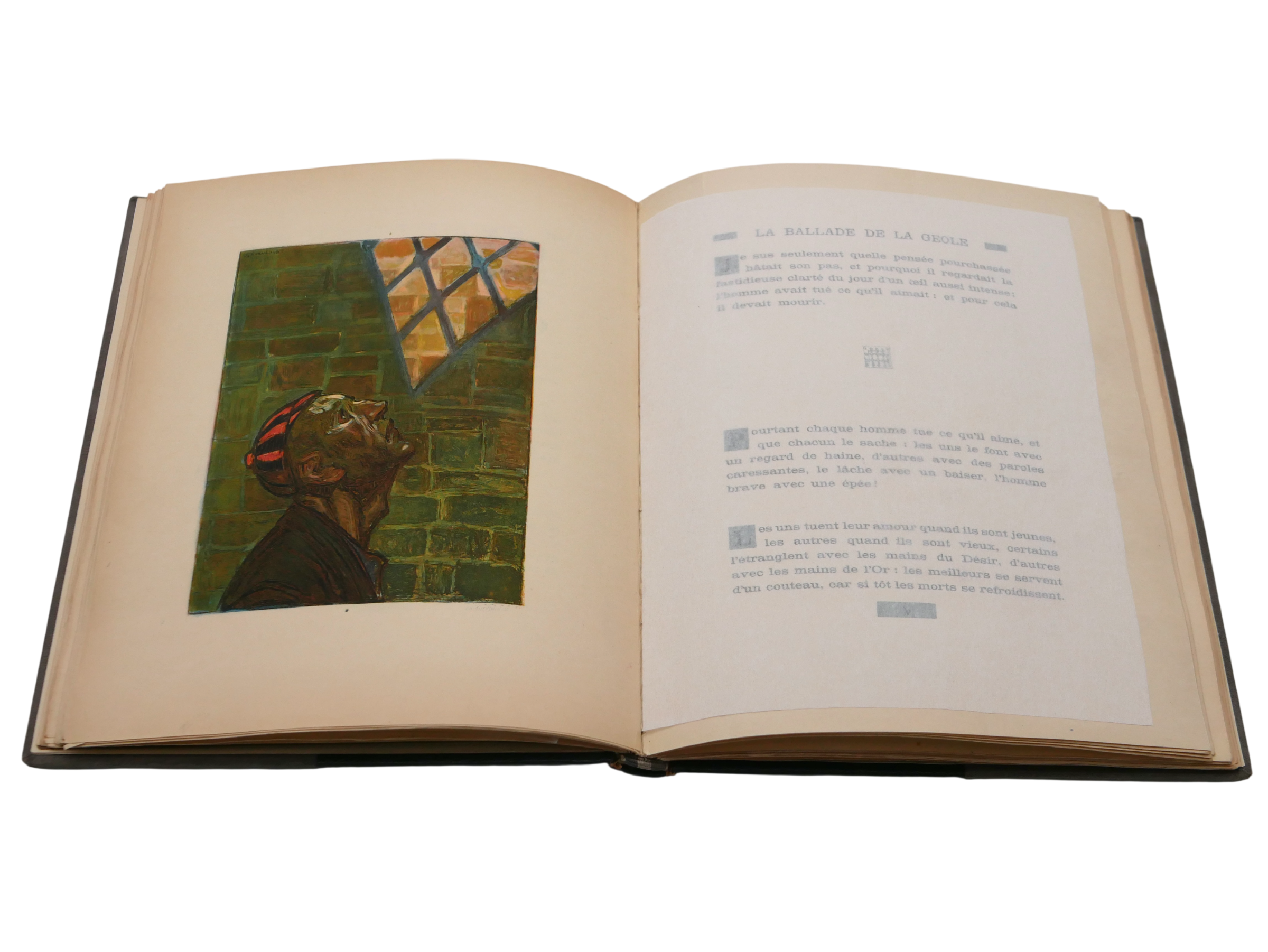 Presentation Copy of La Ballade de la Geôle de Reading on Japon Impérial