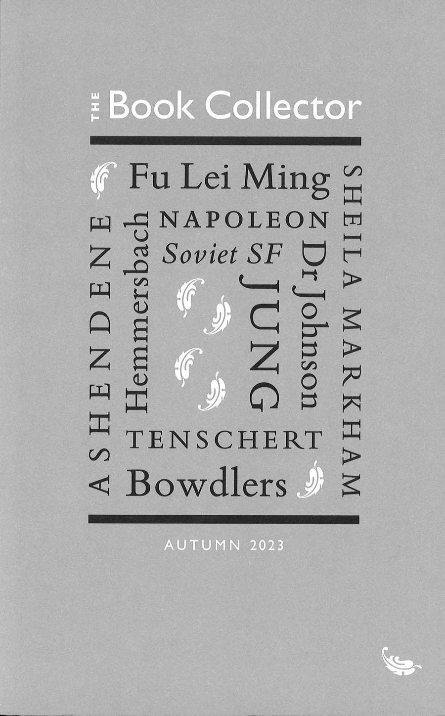 Cover of The Book Collector, Autumn 2023