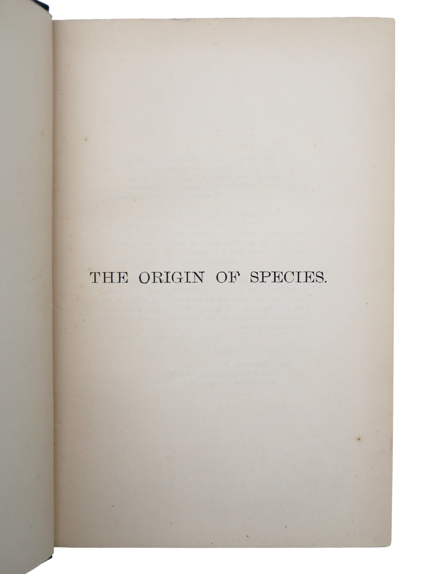 The Origin of Species