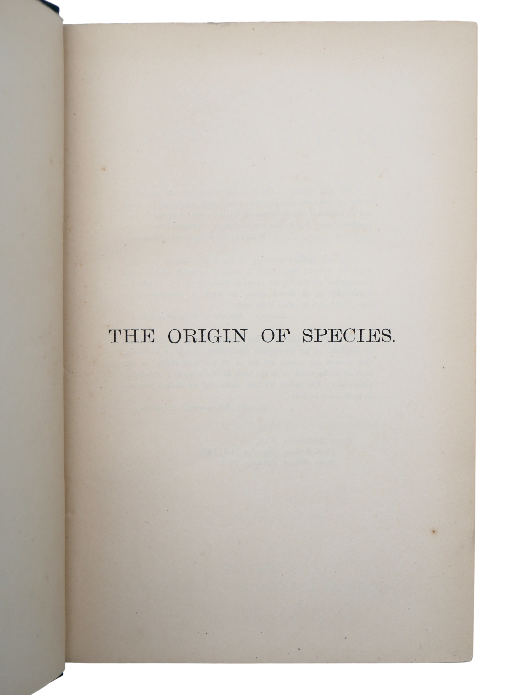The Origin of Species