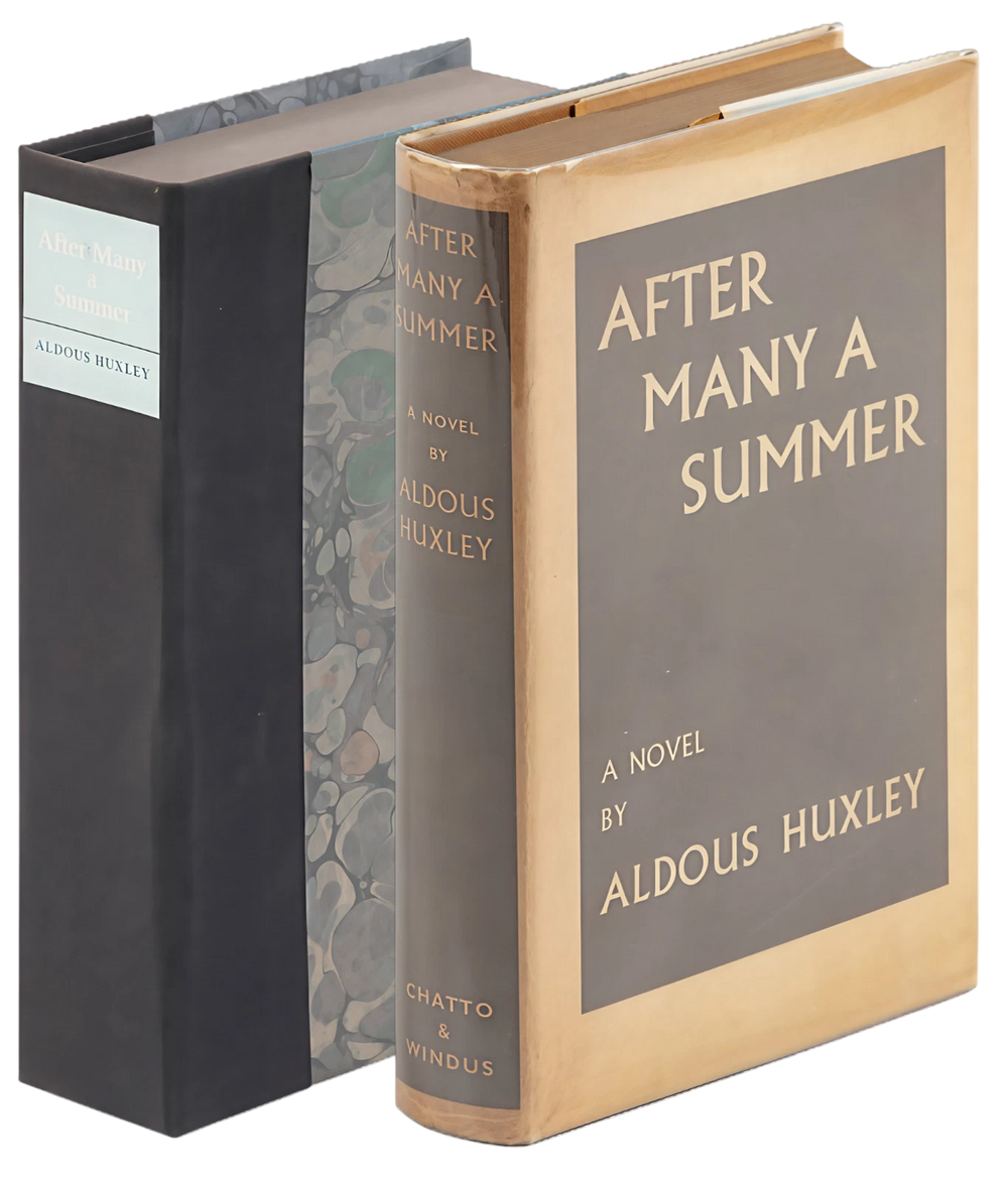 Aldous Huxley’s California Satire in the Original Dust Jacket