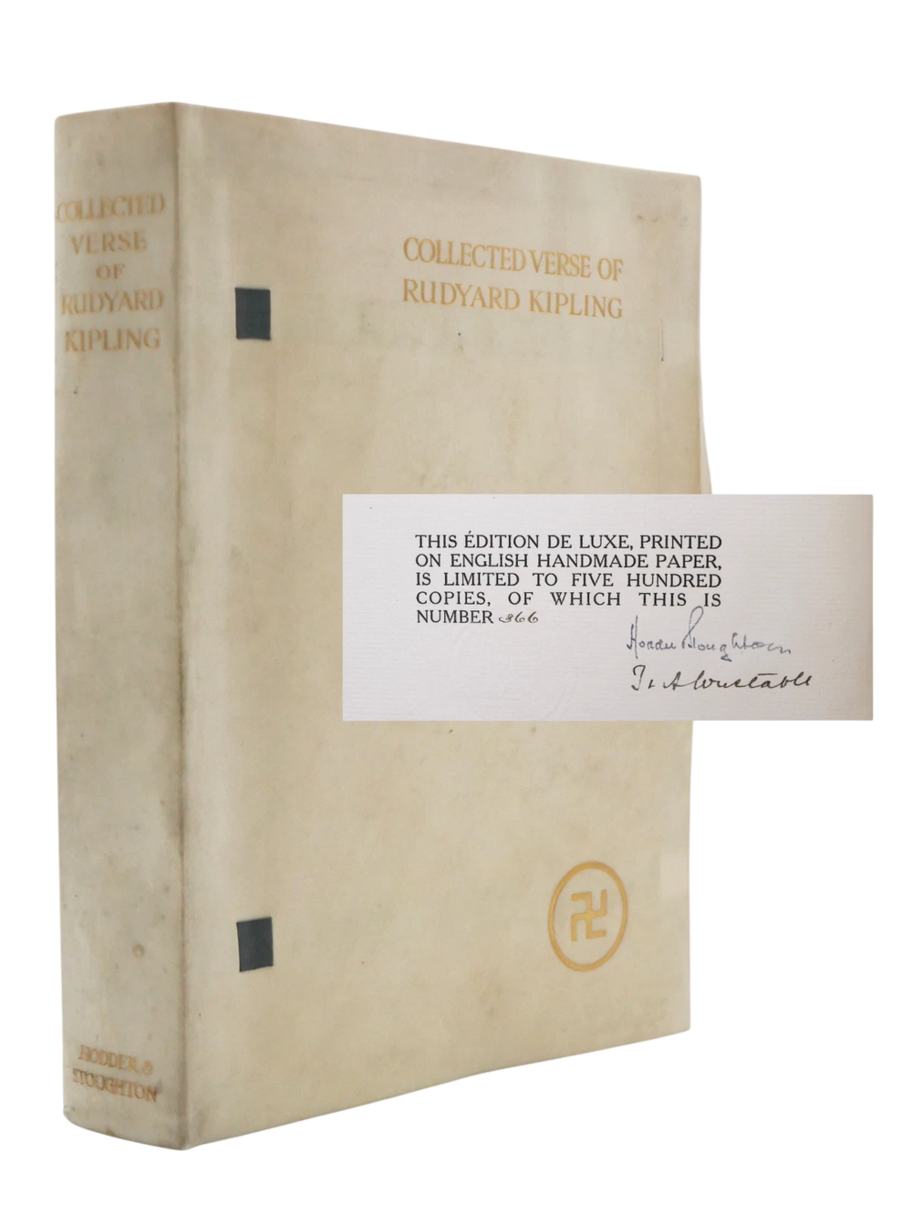 Rudyard Kipling’s Collected Verse in Deluxe Vellum