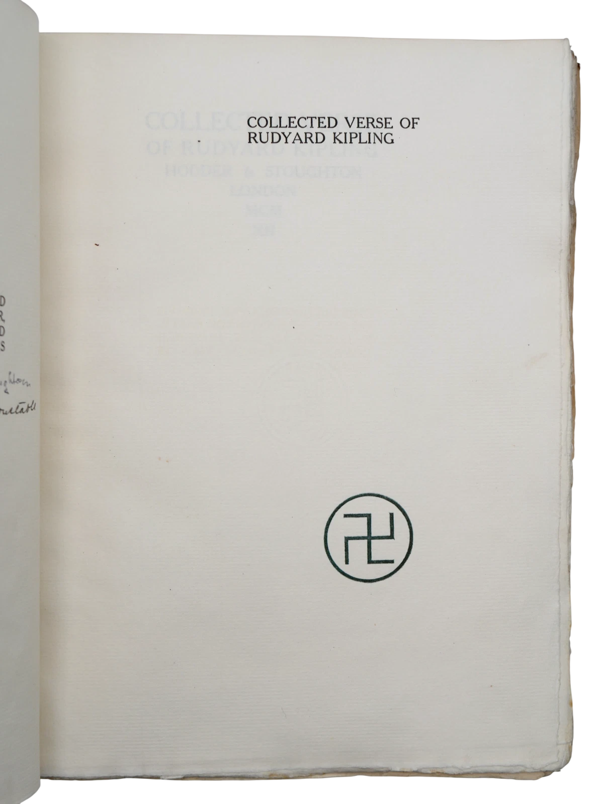 Rudyard Kipling’s Collected Verse in Deluxe Vellum
