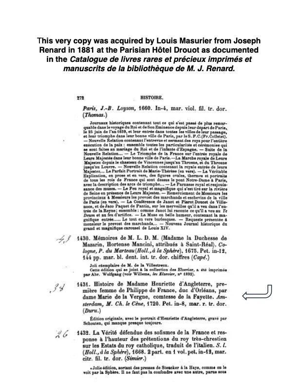 Histoire de Madame Henriette d’Angleterre