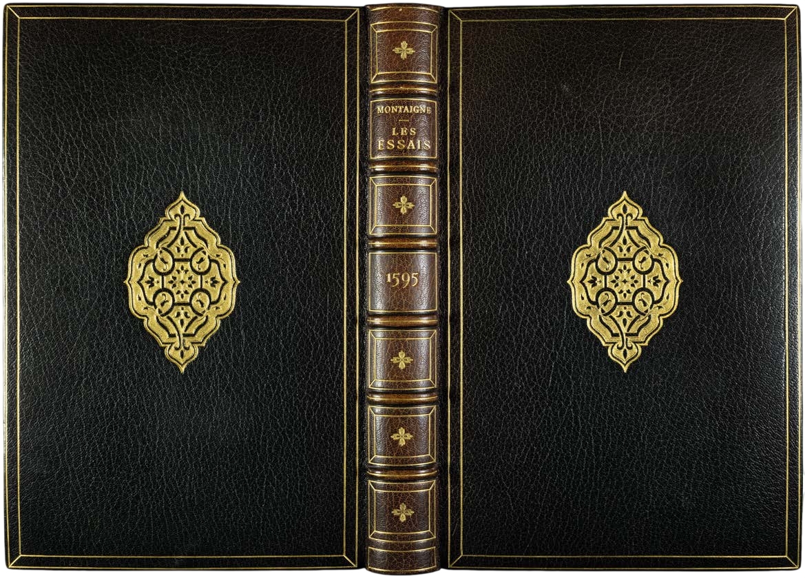 Montaigne’s Final Essais in an Elegant Rivière Binding