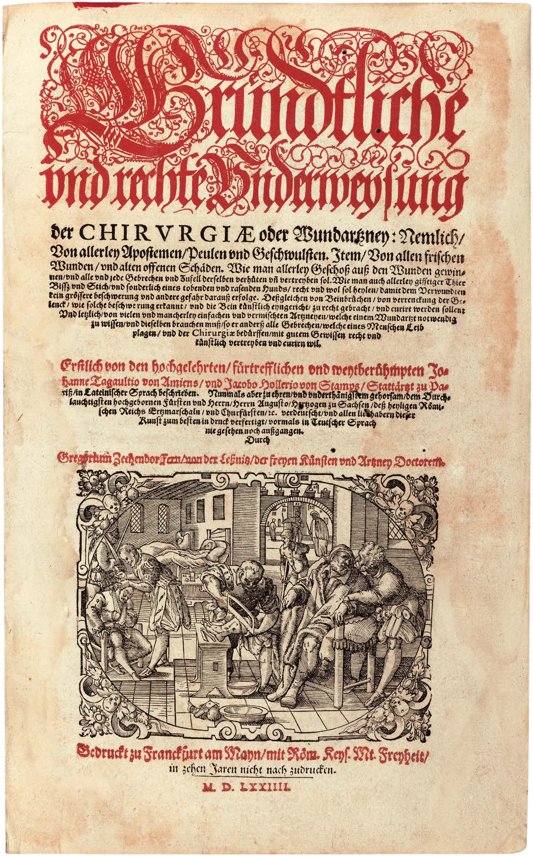 Tagault’s Renaissance Surgical Manual