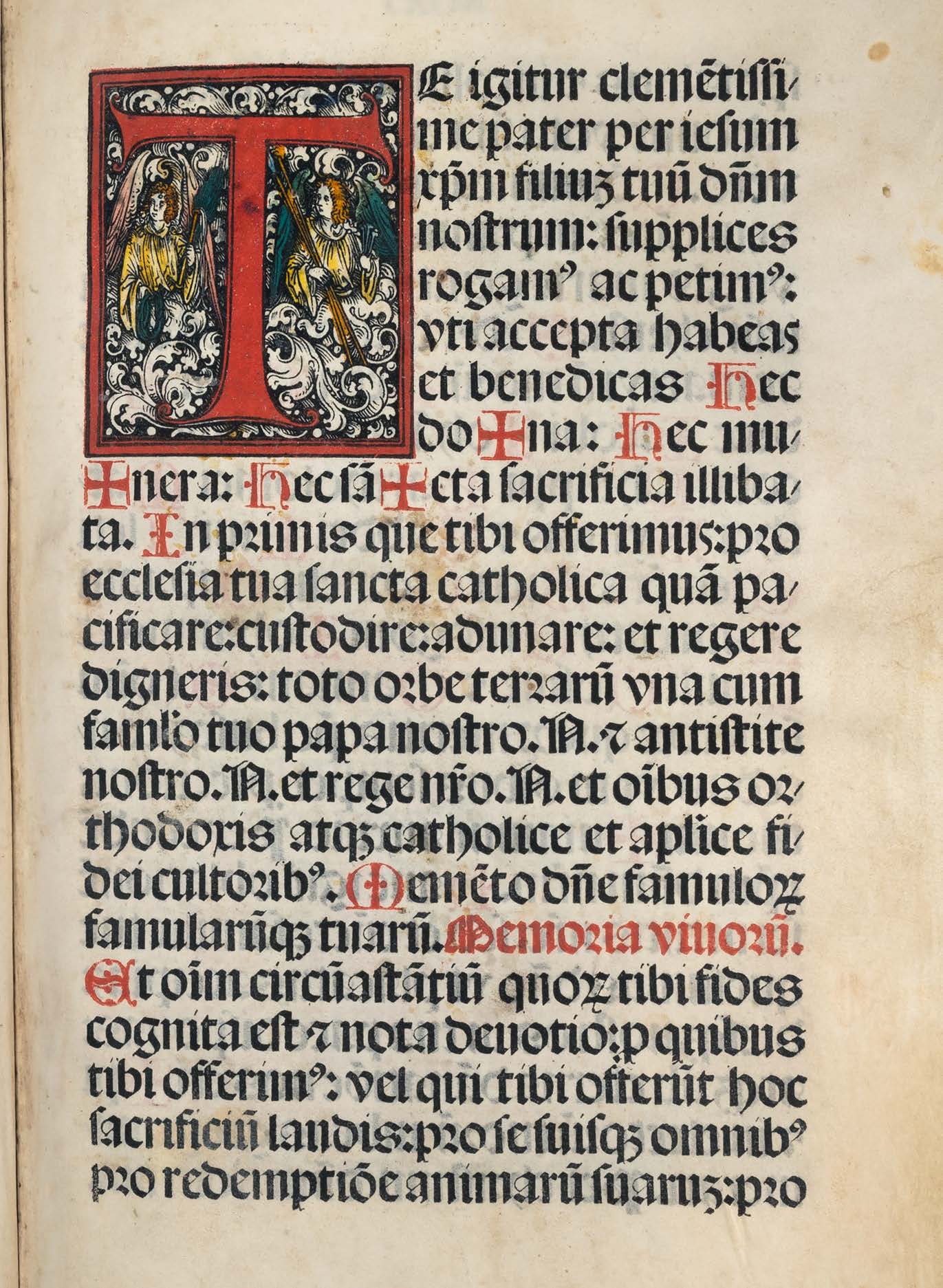 A Liturgical Masterpiece of Early Augsburg Printing