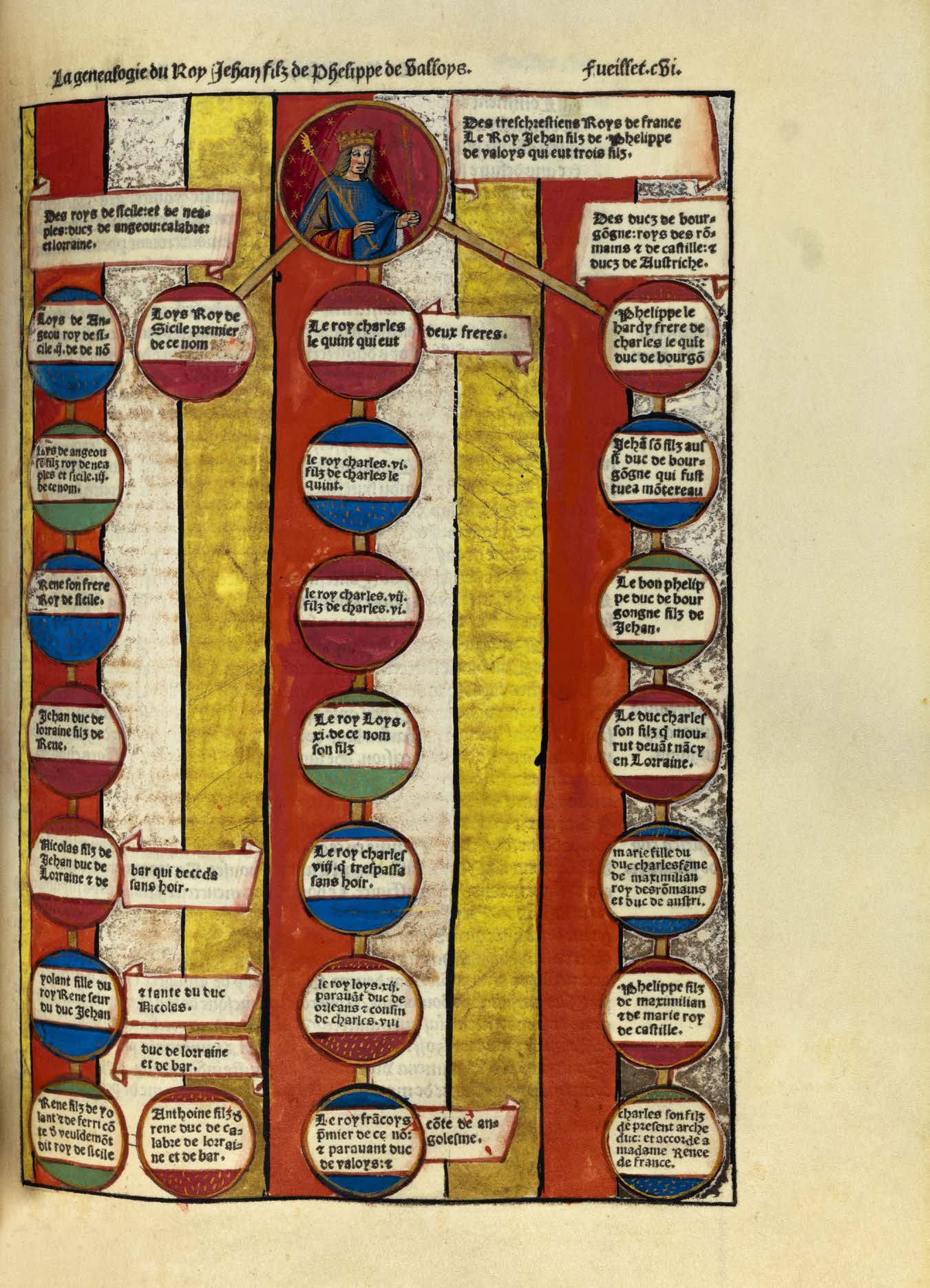 The Unique Vellum Mer des Croniques Illuminated for King Francis I